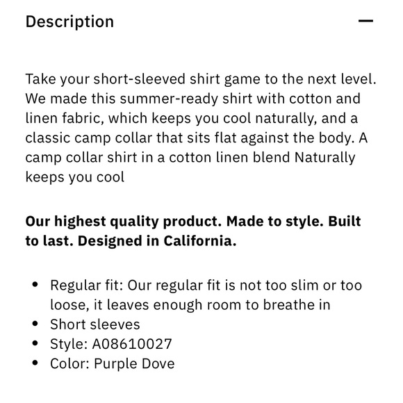 💕4 for $10- Men’s camp collar button up shirt - Picture 9 of 10